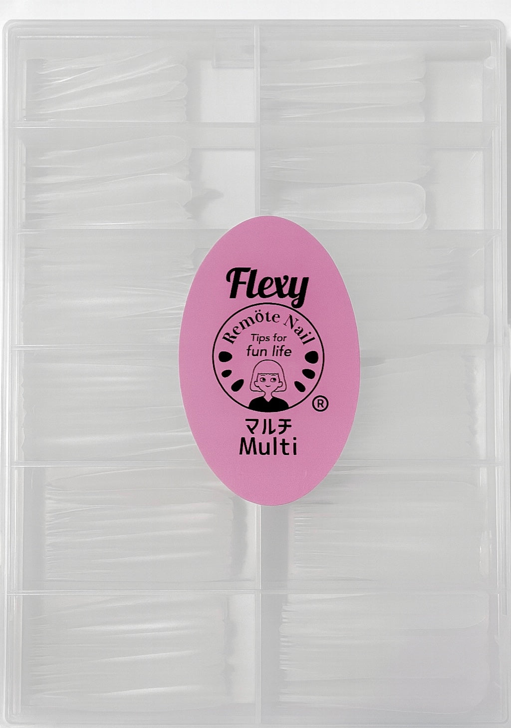 お試しサンプルセット 形状記憶ネイルチップフレキシー 全6種類