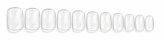 形状記憶ネイルチップフレキシー ®︎【ラウンドショート】サイズ別　袋入