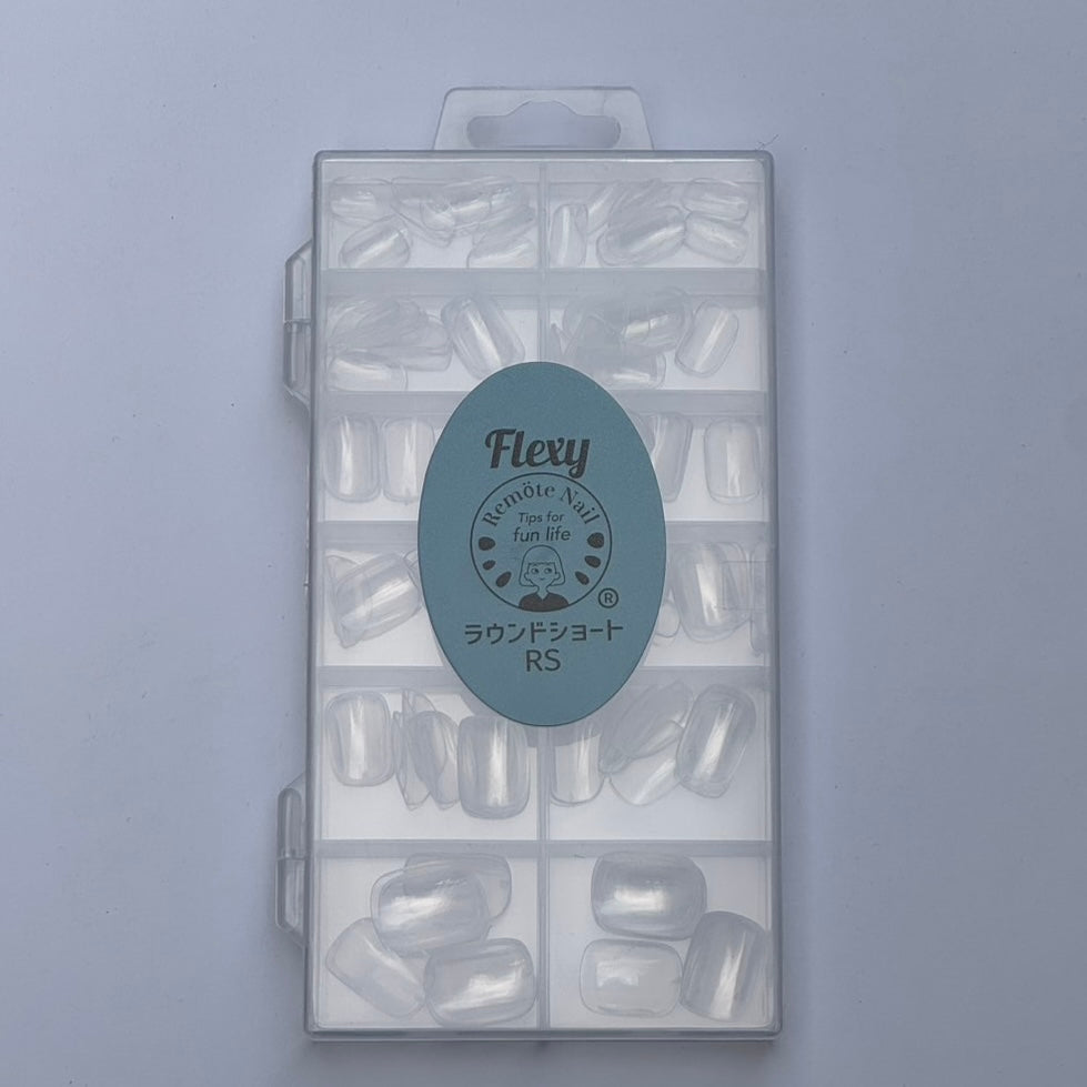 Flexy Shape Memory Tips [Clear Full Nail Tips] 100 pieces