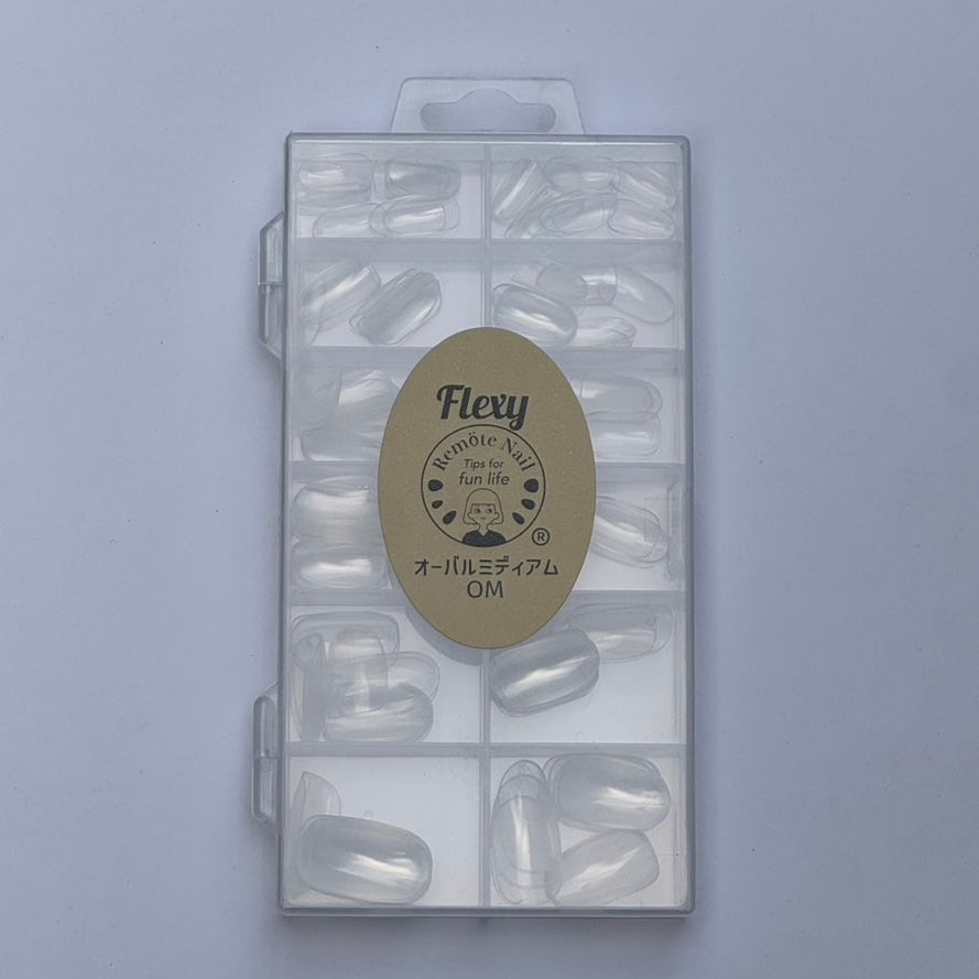 Flexy Shape Memory Tips [Clear Full Nail Tips] 100 pieces