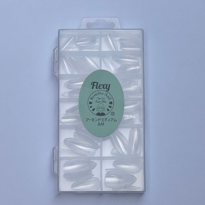 Flexy Shape Memory Tips [Clear Full Nail Tips] 100 pieces