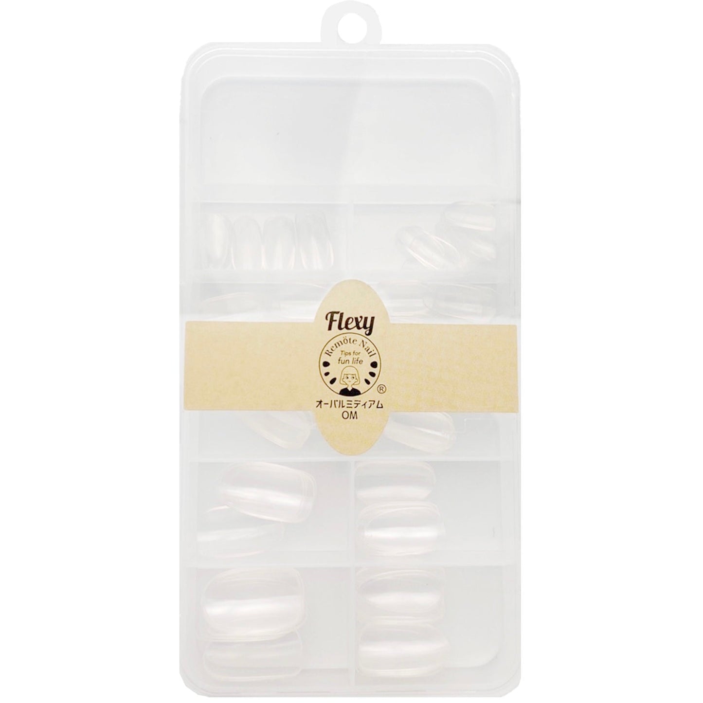 Flexy Shape Memory Tips [Clear Full Nail Tips] 100 pieces