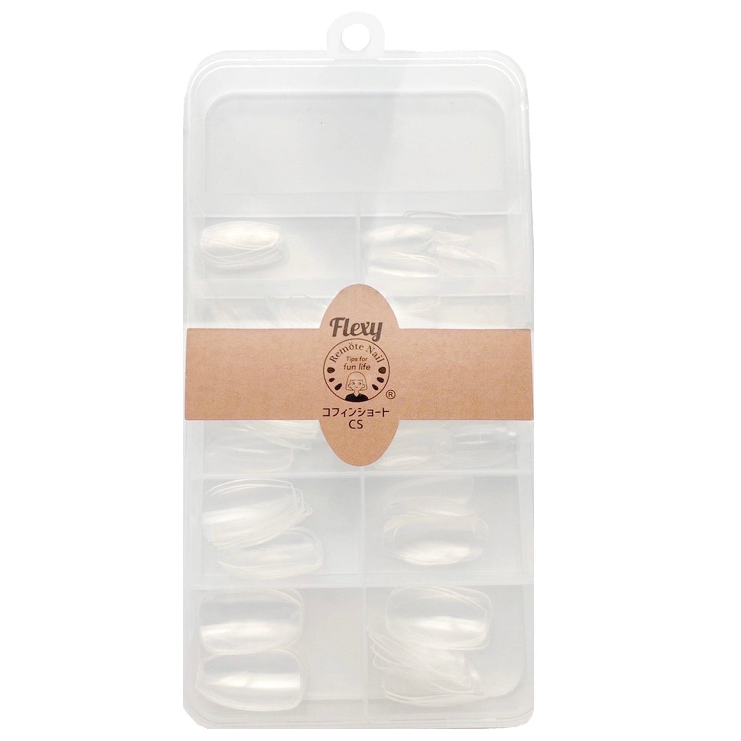 Flexy Shape Memory Tips [Clear Full Nail Tips] 100 pieces