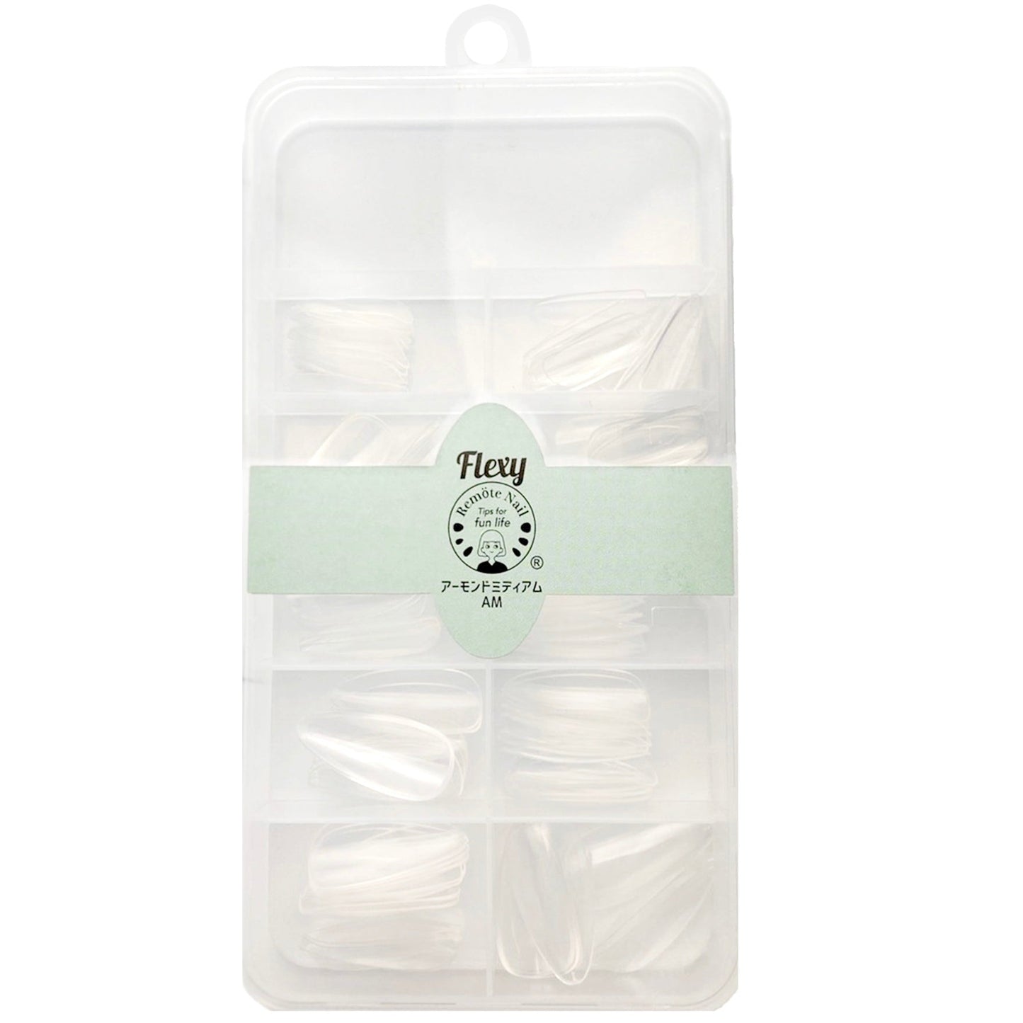 Flexy Shape Memory Tips [Clear Full Nail Tips] 100 pieces